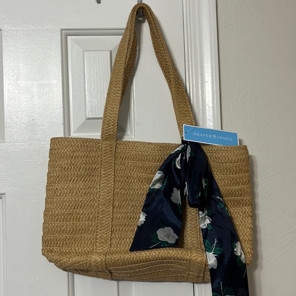 Draper James everyday straw bag